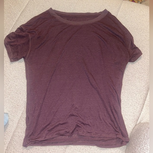 maroon workout top - Picture 1 of 4